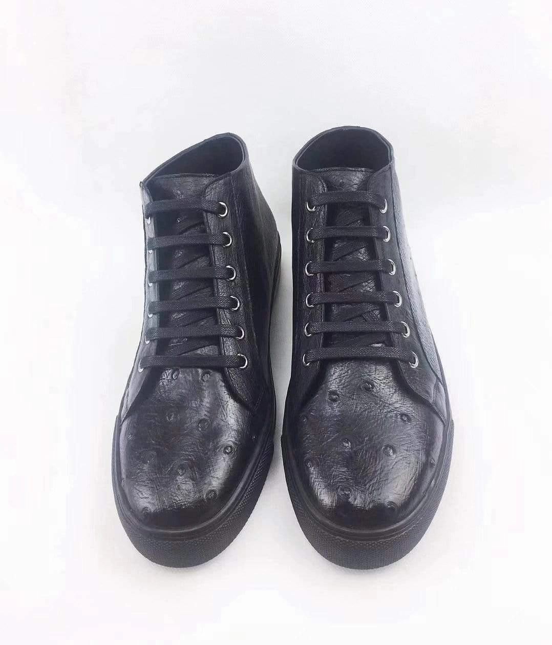 Best Cheap Oxfords Crocodile Shoes Ostrich Leather Mens Pull Up Shoes