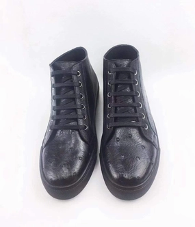 Oxfords And Dress Shoes Crocodile Shoes Ostrich Leather Mens Pull Up Shoes