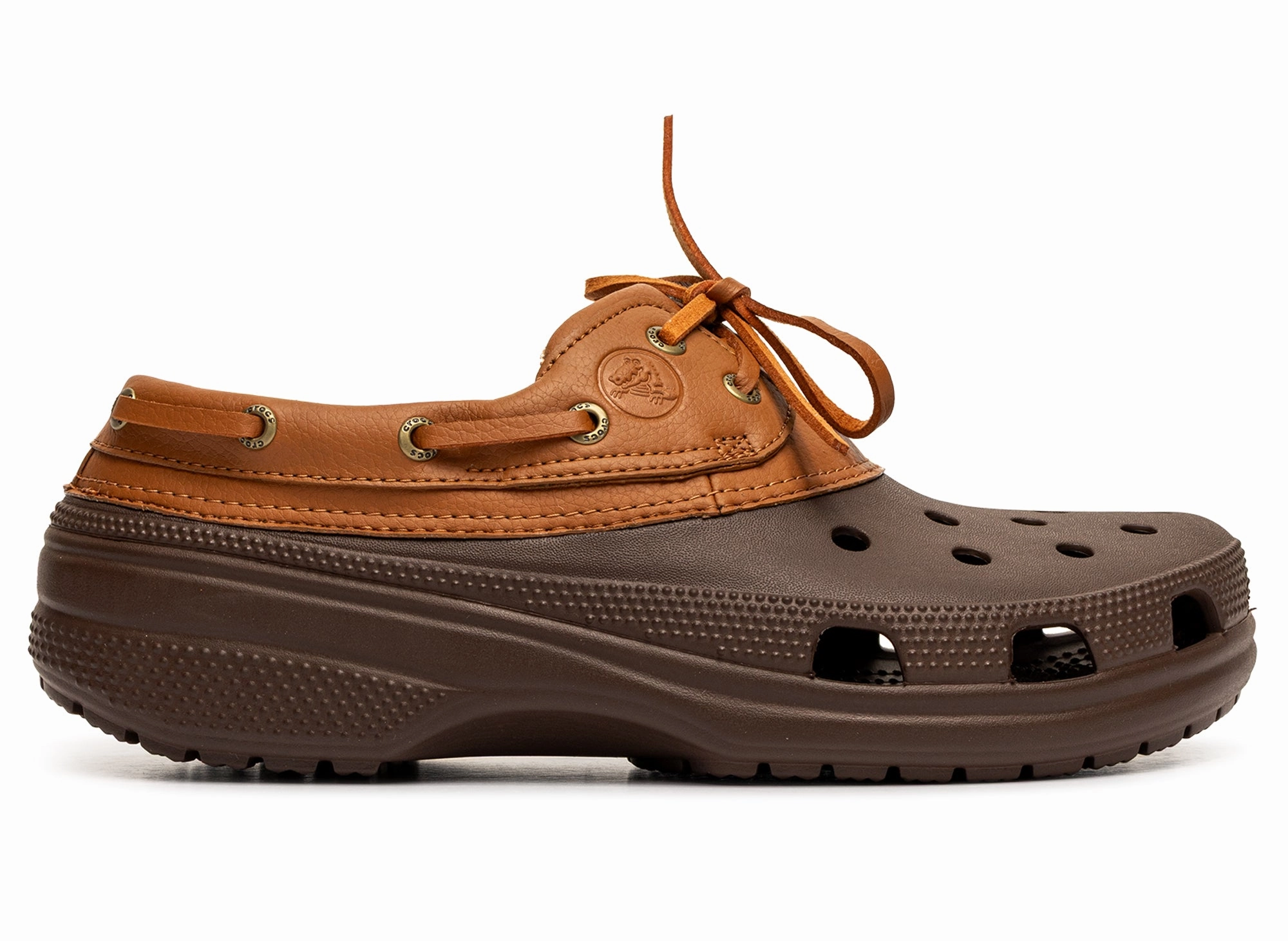 Crocs Classic Boat Shoe Coffee Cognac Men's Quickforce 3.1 Badminton Shoes