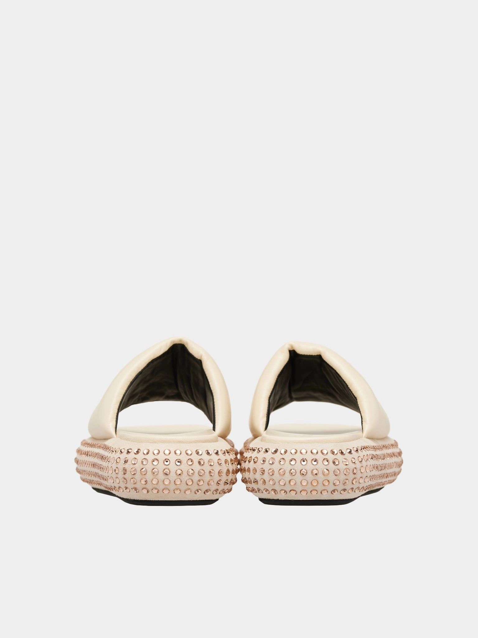 Sandals Negril Beach Resort And Spa Negril Jamaica Crystal Bumper Platform Sandals (ANW40211A-BEIGE)