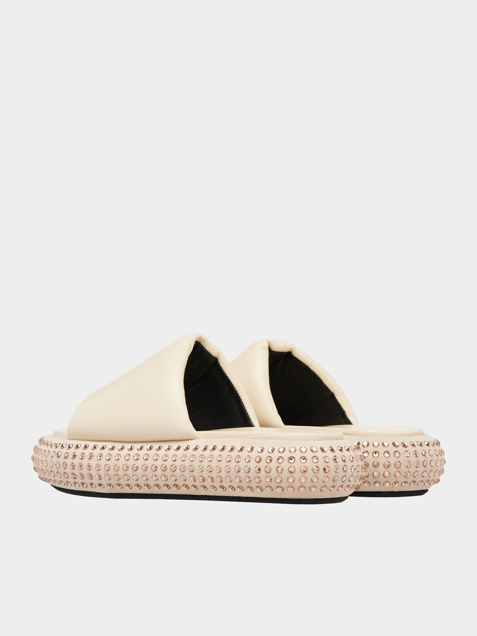 Crystal Bumper Platform Sandals (ANW40211A-BEIGE) Sandals By Columbia