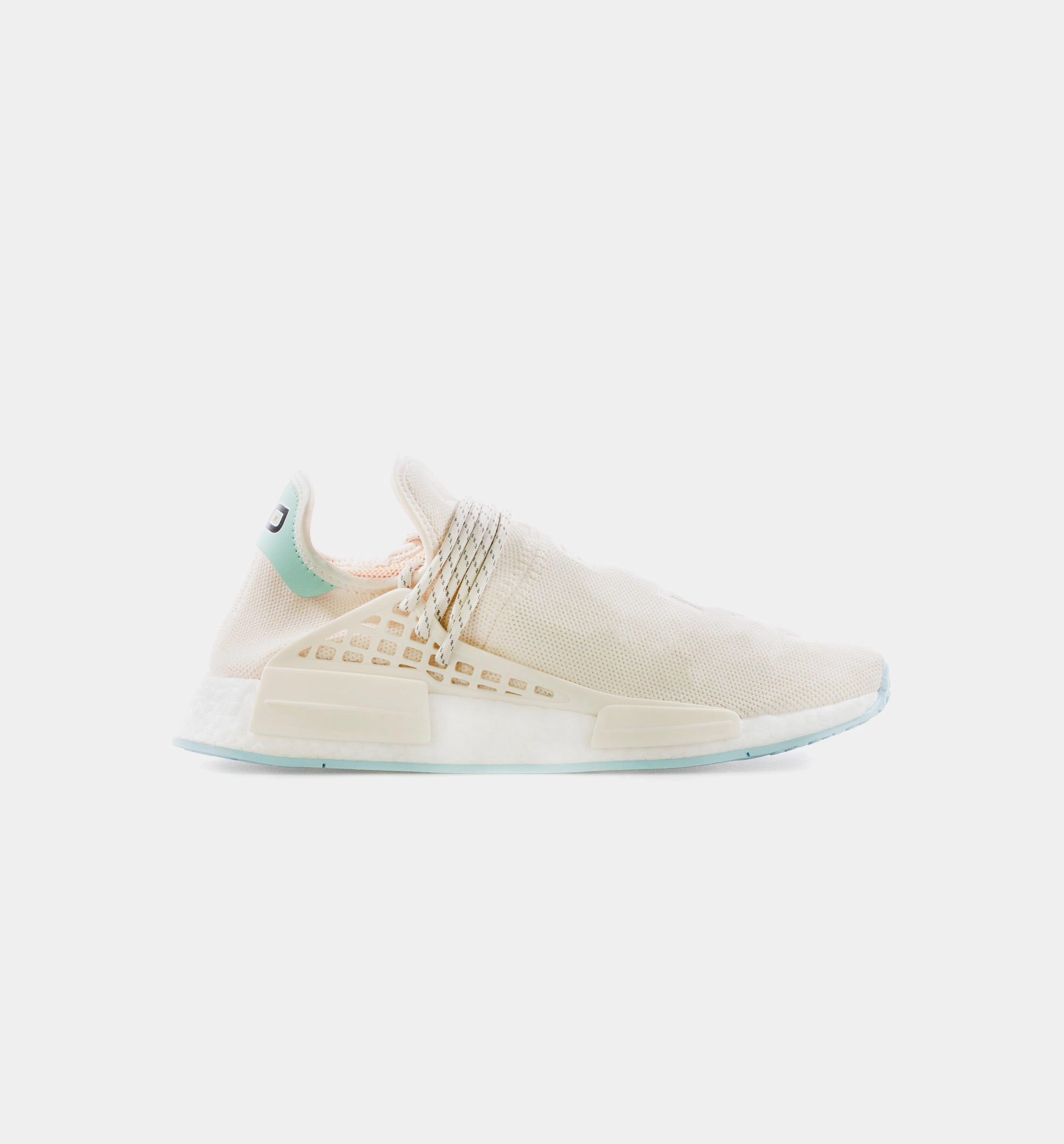 Most Comfortable Trail Shoe PW HU NMD N.E.R.D Mens Lifestyle Shoe - Chalk White/Glow Orange