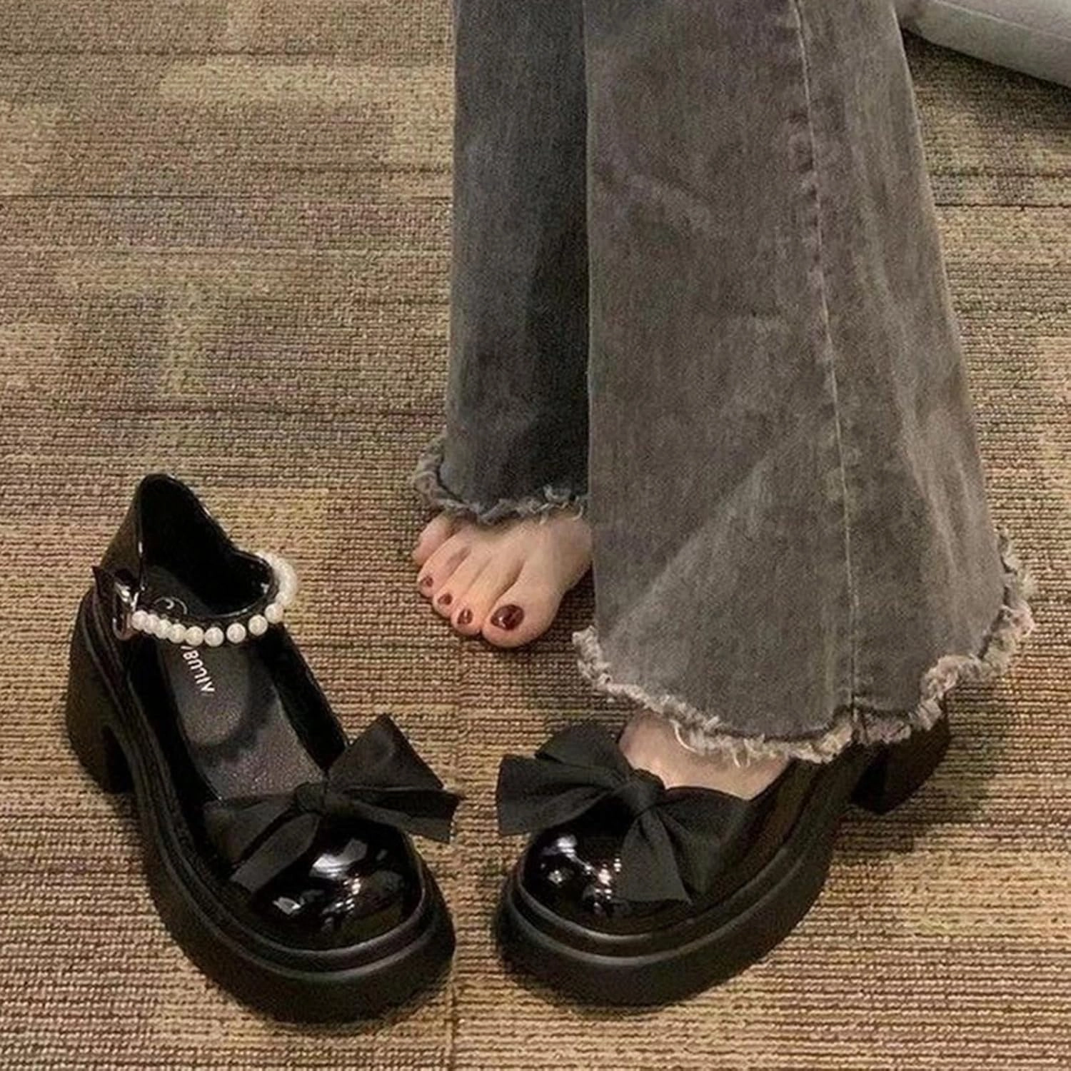 Cute Sweet Mary Jane Shoes Chunky Low Heel Lolita Wedges T-Straps Oxfords Gothic Punk Platform Round Toe Dress Shoes Ugg Mini Boots Sale