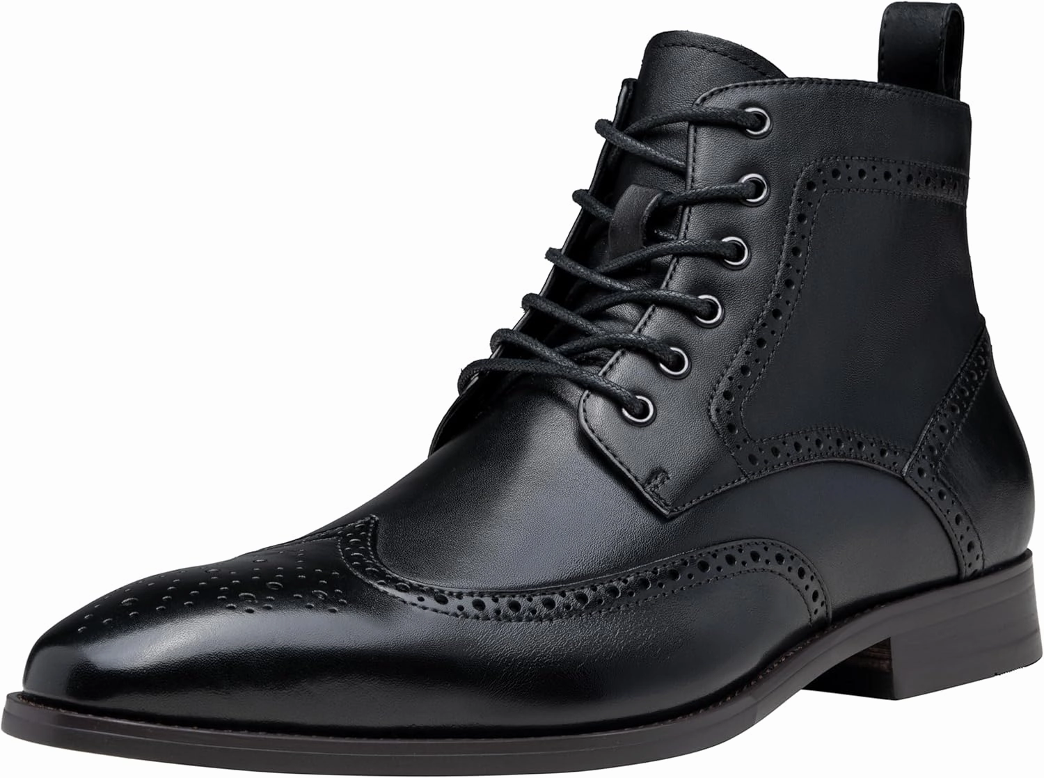 Ferragamo Boots Jousen Mens Boots Leather Dress Boots for Mens Cap-Toe Fashion Boots for Men
