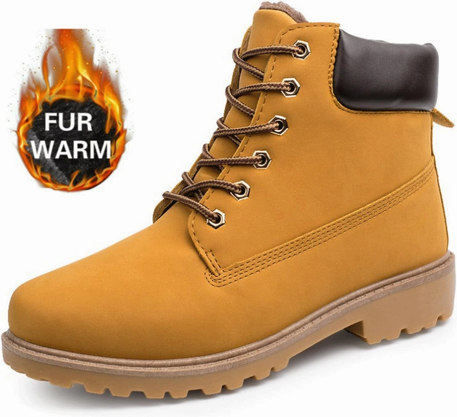 Women's Boots Mens Shoes Camouflage Winter Boots Men Waterproof Plus Size 46 Fashion Mens Boots Leather Work Shoes Ankle Boots Men Warm Snow Boots Shoes