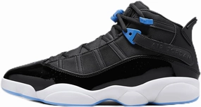 Jordan 6 Rings Men's Shoes (322992-041, Anthracite/Black/White/University Blue) Size 8 Best Deals On Nike Shoes