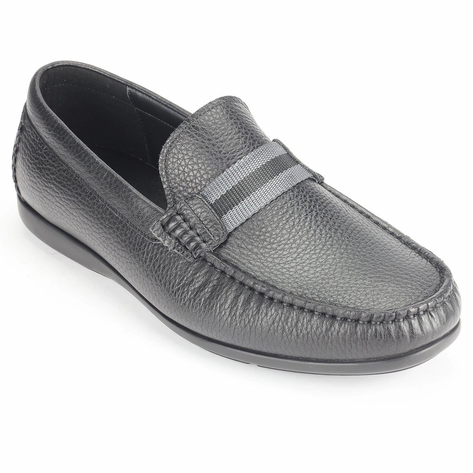 Slip On Running Sneakers Daniel classic soft natural milled leather Moccasin