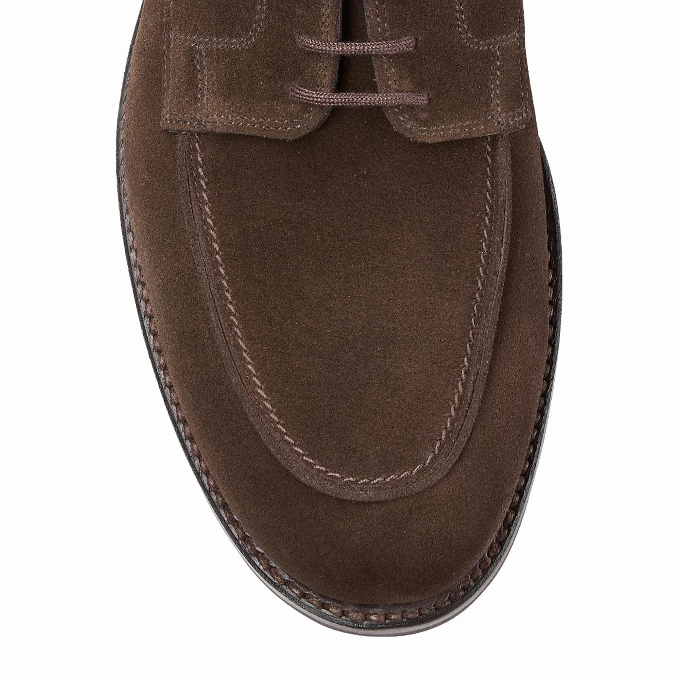 Dover Dark Brown Suede Brown Standard Fit Leather Plain Derby Shoes Reviews
