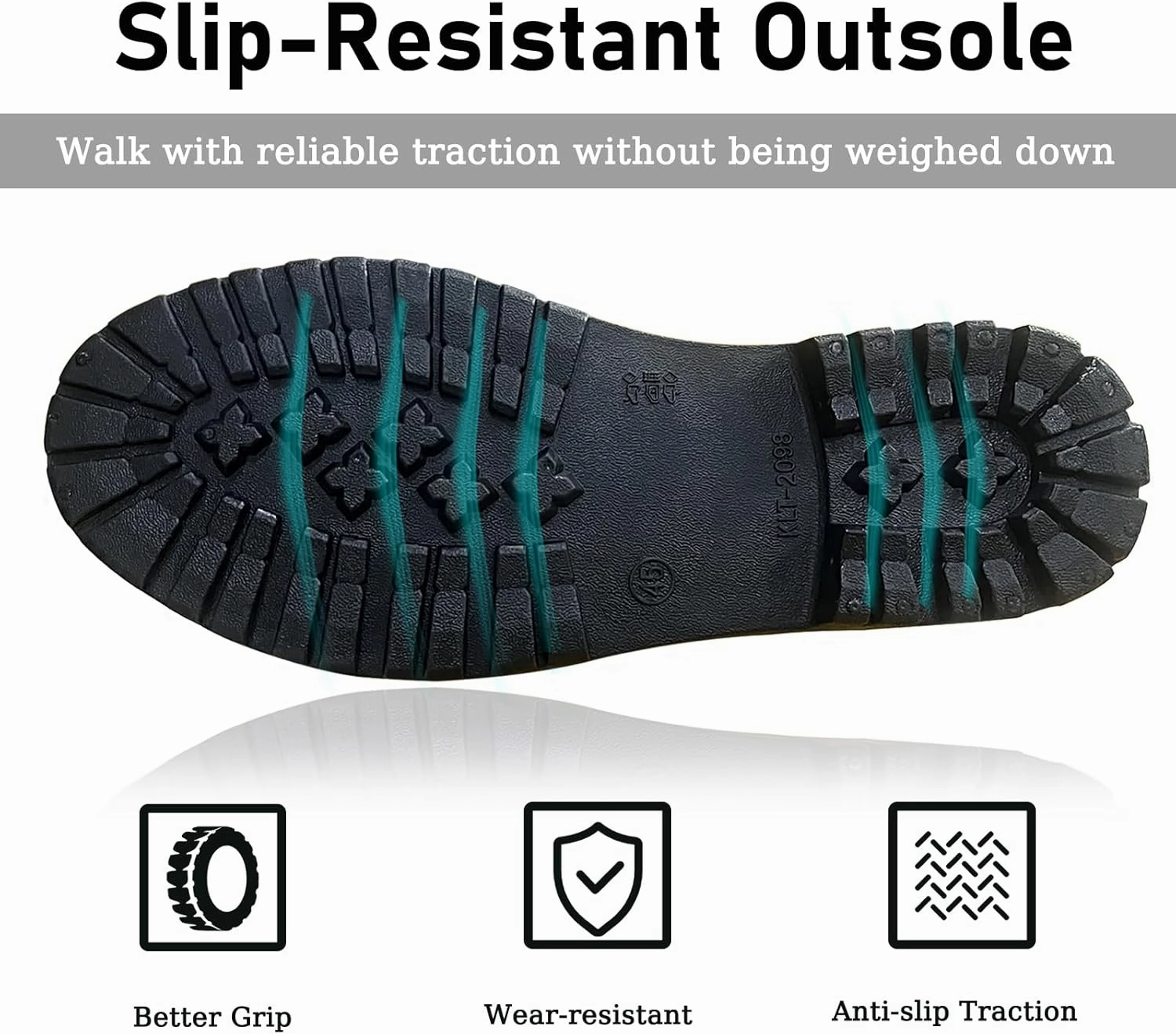 Rubber Sole Cowgirl Boots Mens Rain Boots Ankle Rubber Rain Boot Mens Waterproof Ankle Water Boots for Men Waterproof Garden Boots