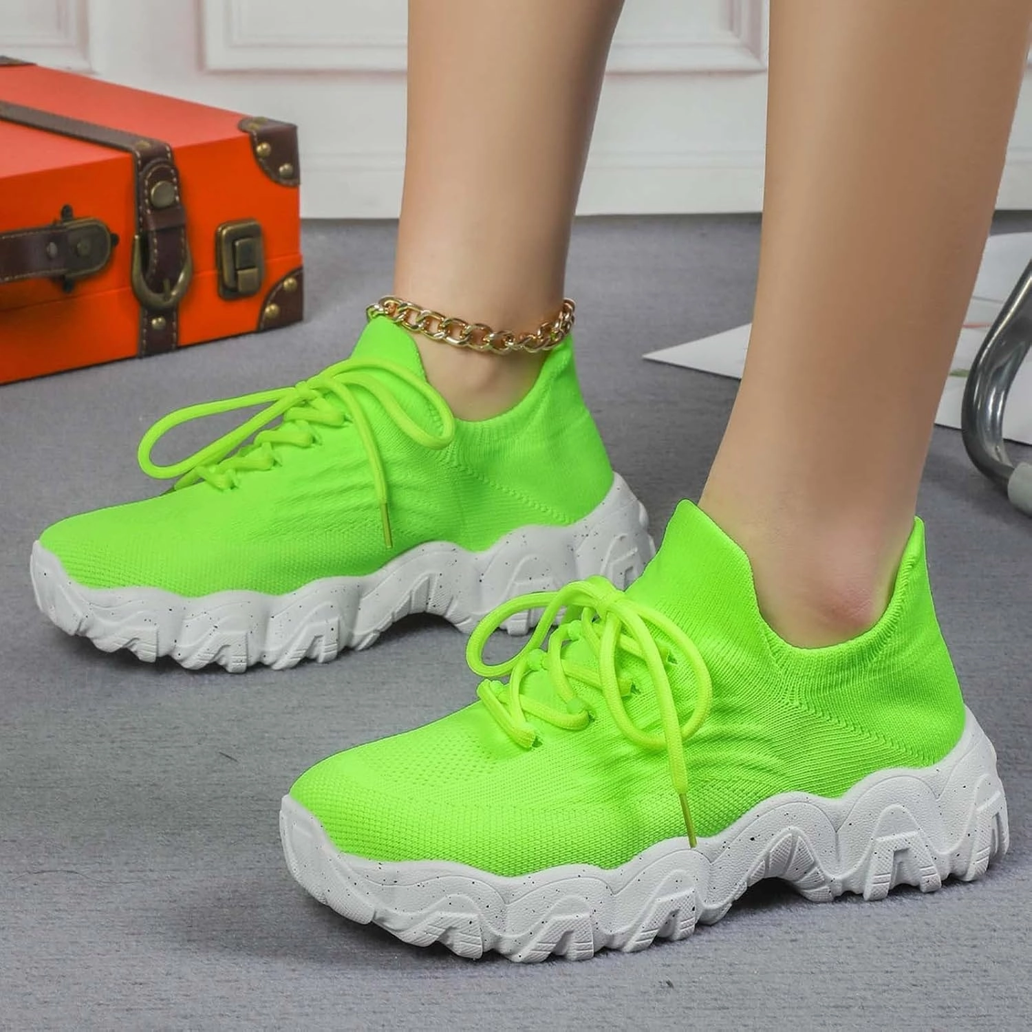 Shoe Stretcher Sneakers Nurse Babe Shoes, Orthopedic Shoes for Women, Comfort Wear Orthowear Shoe, Ortho Pro Sneakers Breathable Mesh Casual Footwear Walking Running Sneakers with Arch Support Soft Comfy Cushion