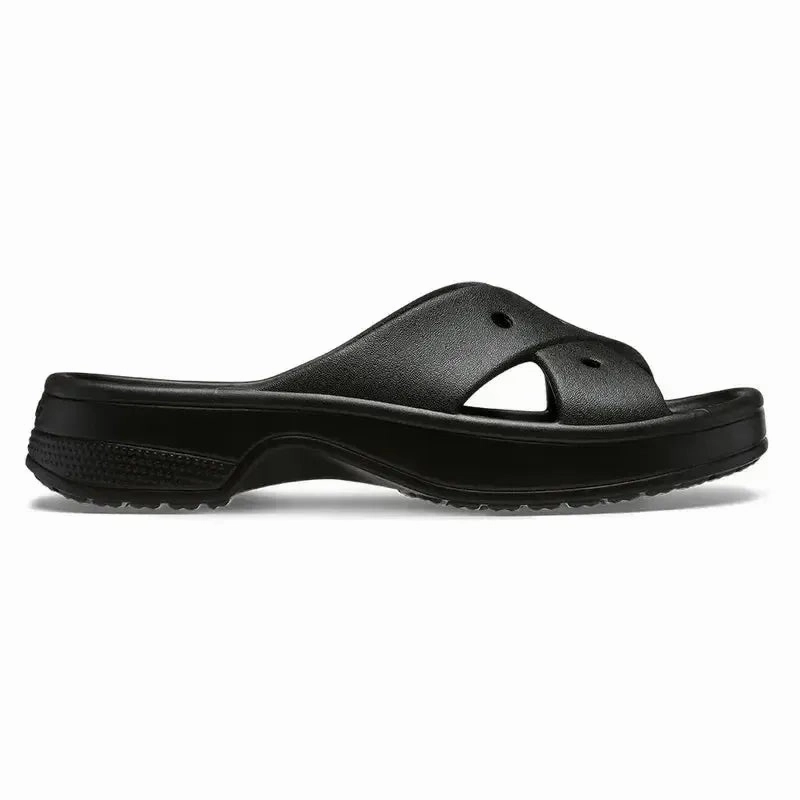 Crocs CL Women Cross Strap - Black Sandals Royal Photos