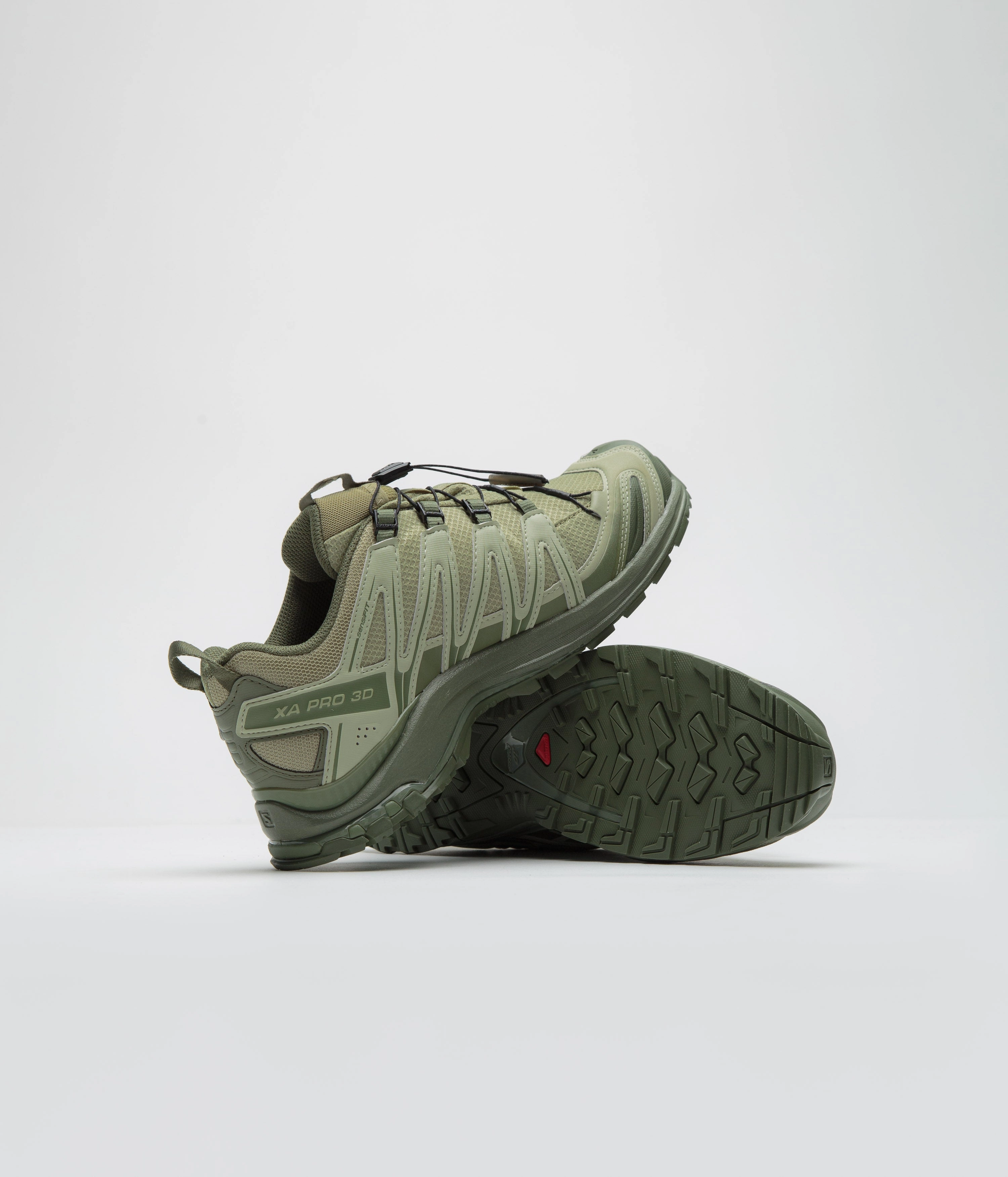 Pro 6 Golf Sneaker Salomon XA Pro 3D GTX Shoes - Gray Green / Alfalfa / Deep Lichen Green