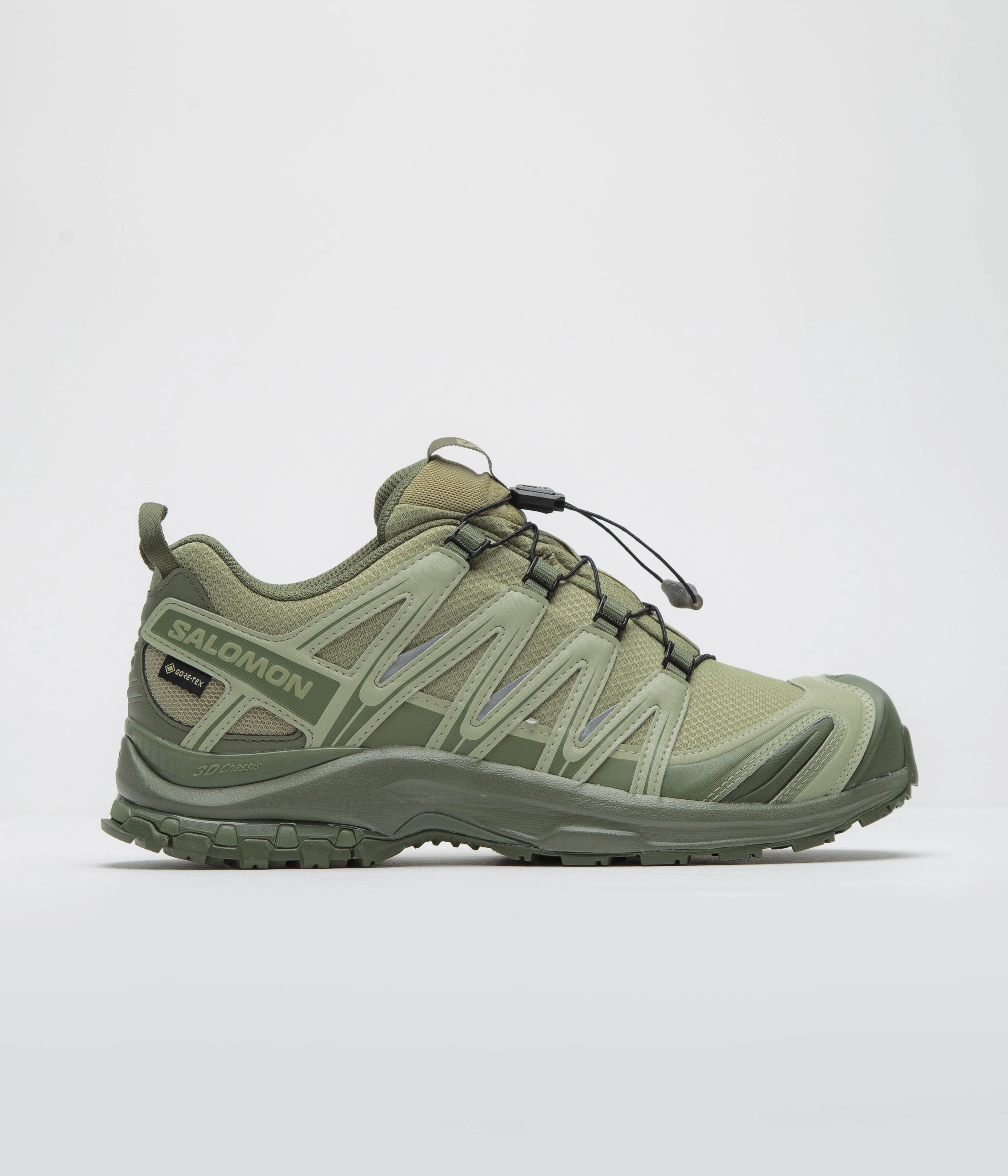 Salomon XA Pro 3D GTX Shoes - Gray Green / Alfalfa / Deep Lichen Green Waterproofing Shoes