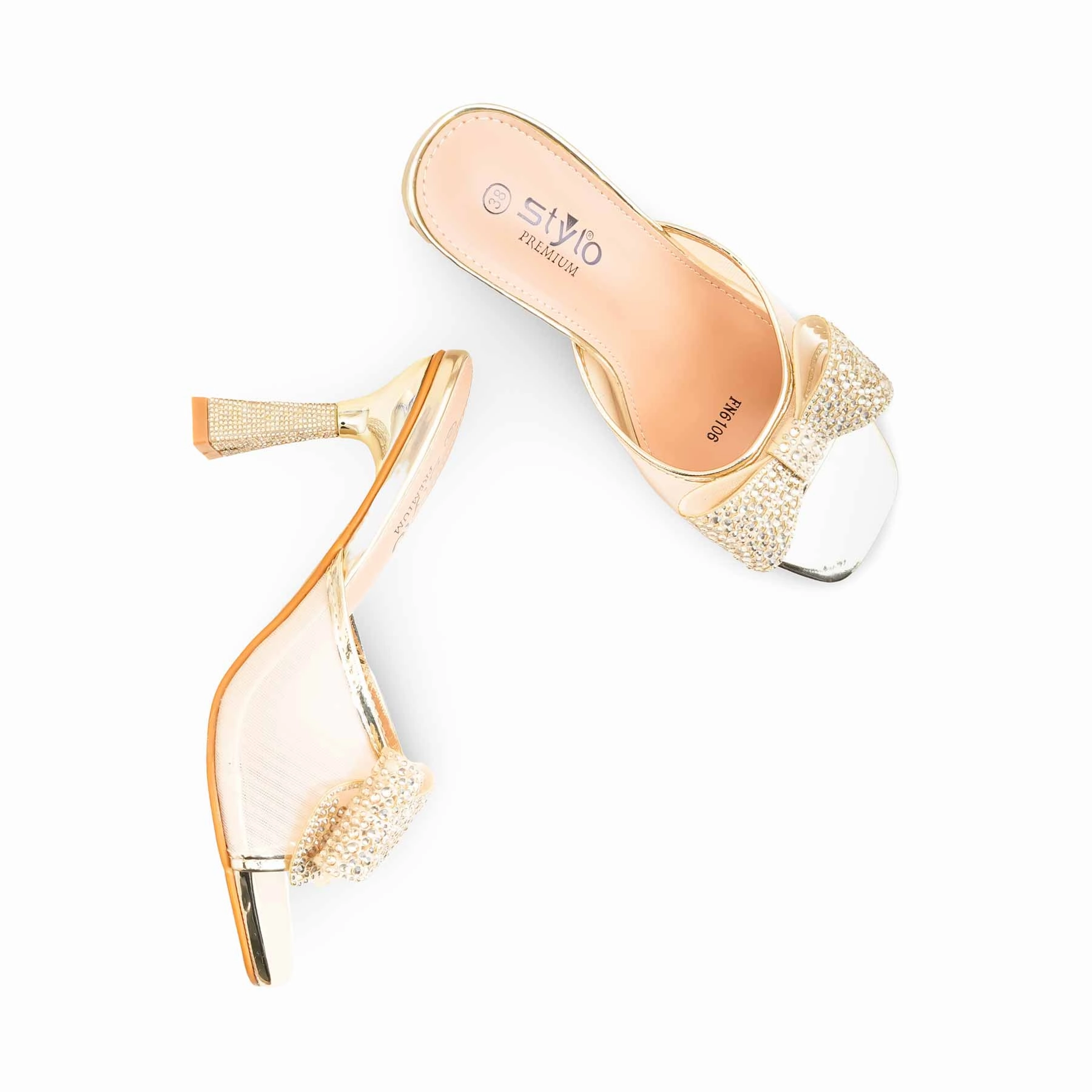 Golden Fancy Bridal Sandal FN6106 Sandals Overwater Bungalows Jamaica