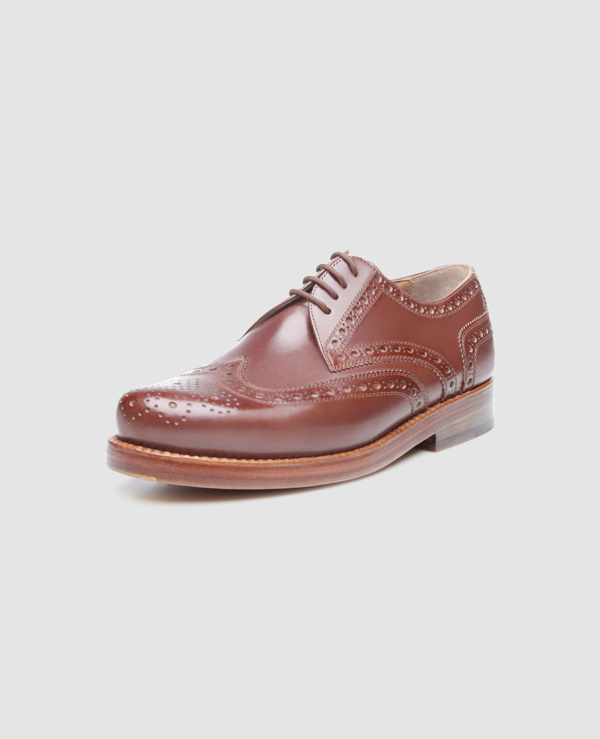 Rio Full-Brogue AC - Dark Brown Lace-up Tennis Shoes