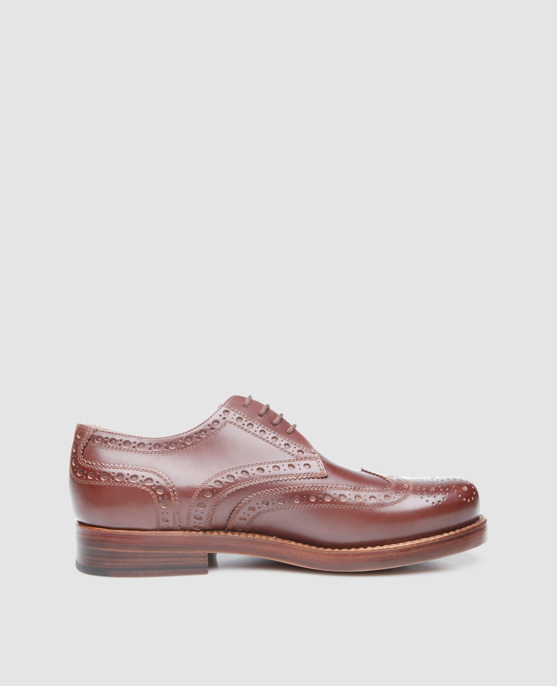 Jeans With Derby Shoes Rio Full-Brogue AC - Dark Brown