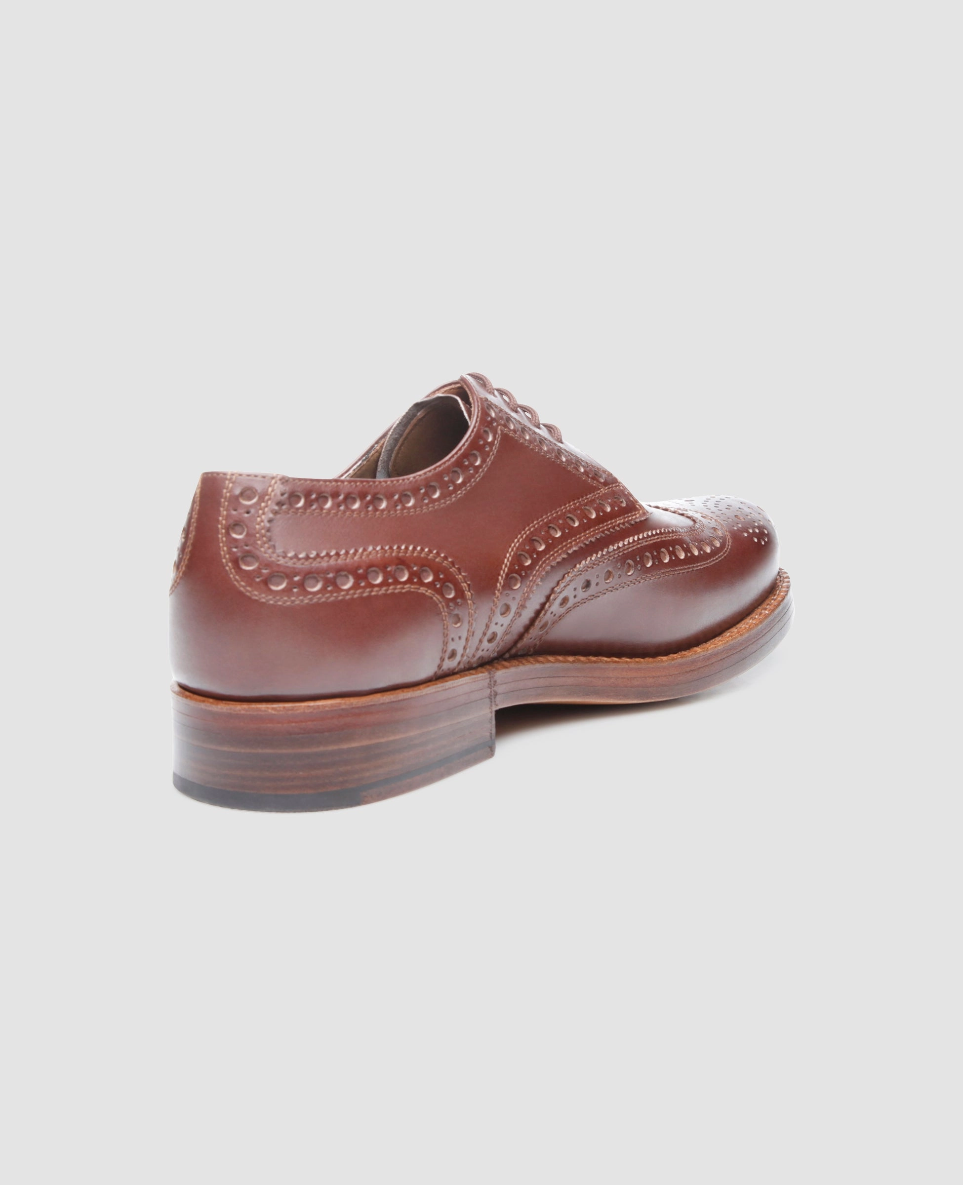 Rio Full-Brogue AC - Dark Brown Stylish Lace Up Shoes