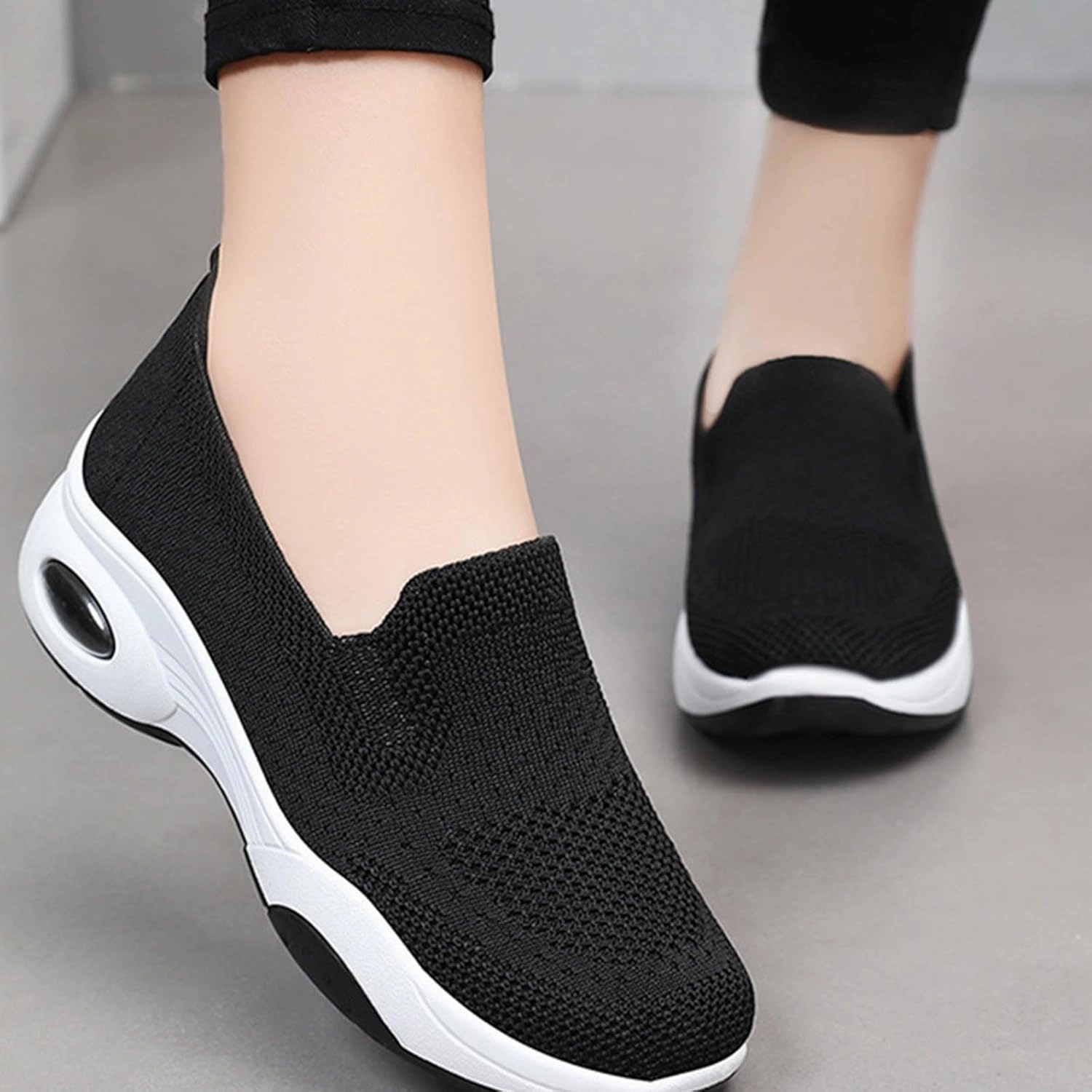 Good Place To Buy Sneakers Womens Comfy Orthopedic Walking Shoes Orthopedic Breathable Walking Sneaker Comfortable Casual Ladies Air Cushion Athletic Shoes Arch Support Slip on Sneakers Running Jogging Shoe