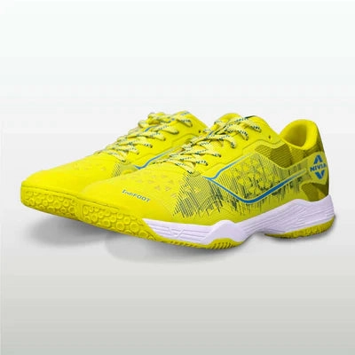 Nivia Hy-Court 3.0 Badminton Non Marking Shoes (Yellow) Untied Shoes Badminton