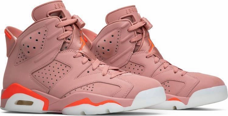 Basketball Shoes Ankle Support Aleali May x Wmns Air Jordan 6 Retro 'Millennial Pink' Men Shoes Sale