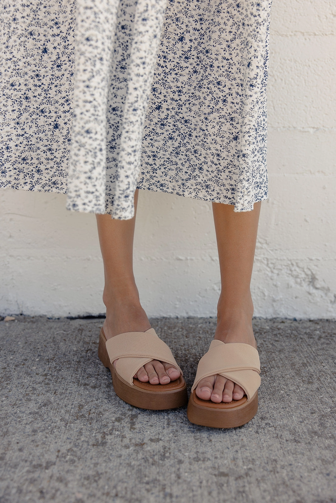 Pump Sandals Francine Cross Platform Sandal