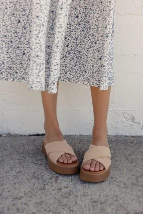 Christian Louboutin Sandals Francine Cross Platform Sandal