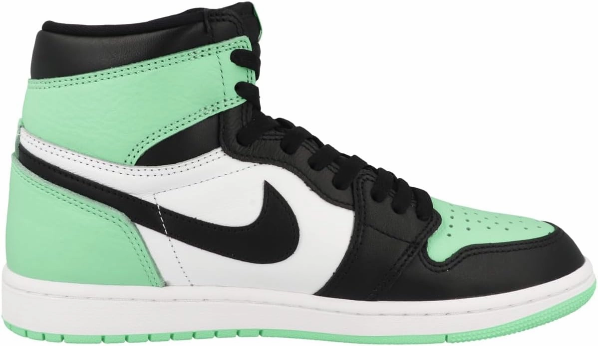 Nike Air Jordan 1 Retro High OG Men's Shoes White/Black-Green Glow DZ5485 130 Nike Steel Toe Work Shoes