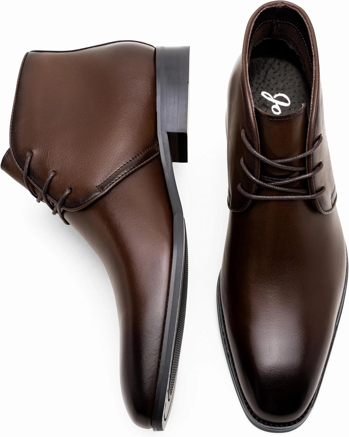 Childs Cowboy Boots Jousen Leather Boots for Men Dress Classic Mens Boots Polish Retro Ankle Chukka Boots Mens