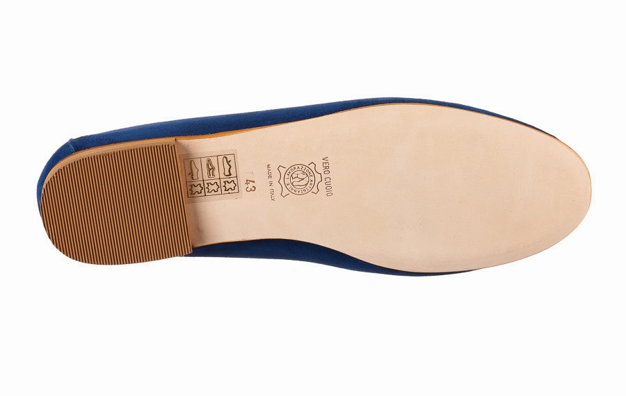 Vm Camille Blue Navy Suede Loafers