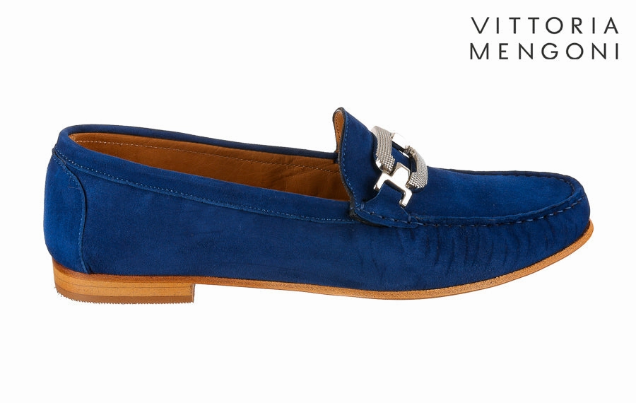 Wide Toe Box Loafers Vm Camille Blue