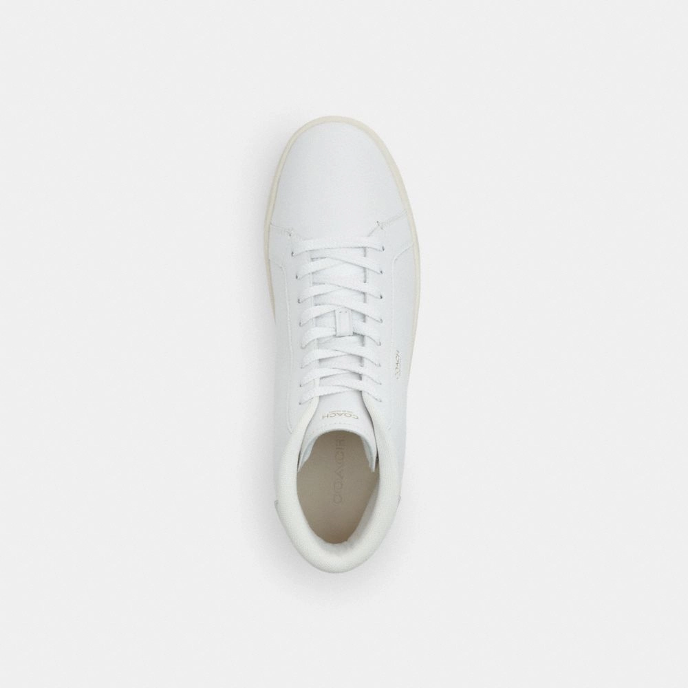 Coach High Line High Top Sneaker Optic White Heel Mules
