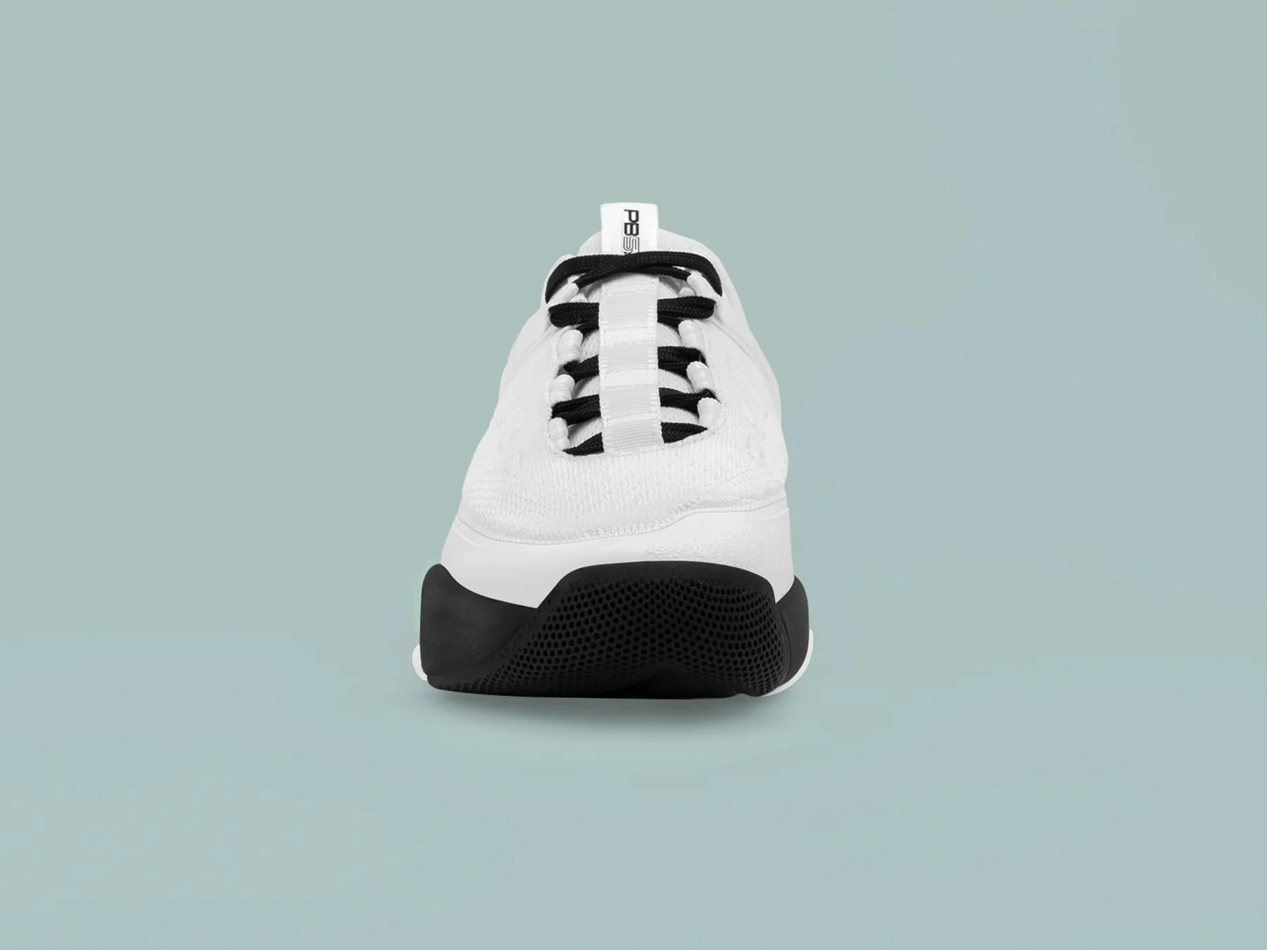 Heel With Bottom PB5star Women's PB5 Court 2 Court Sneaker in White/Black