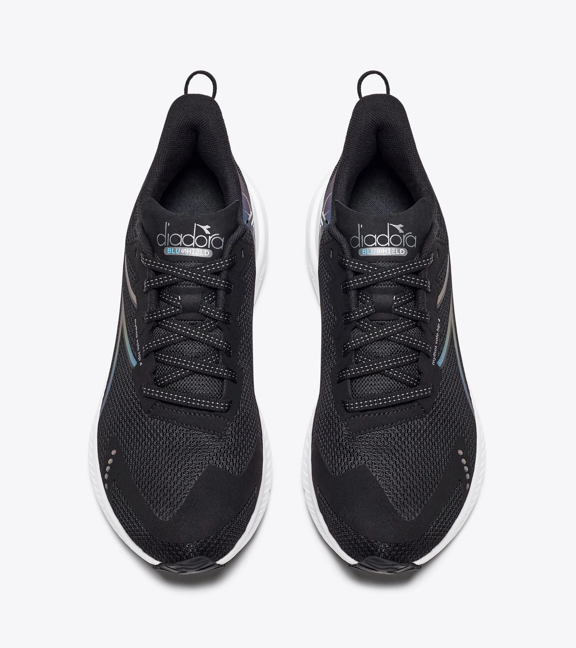 Diadora Men's Mythos Blushield Volo HIP 4- Black/White (101.180252 - C7406) High Heeled Platform Ankle Boots