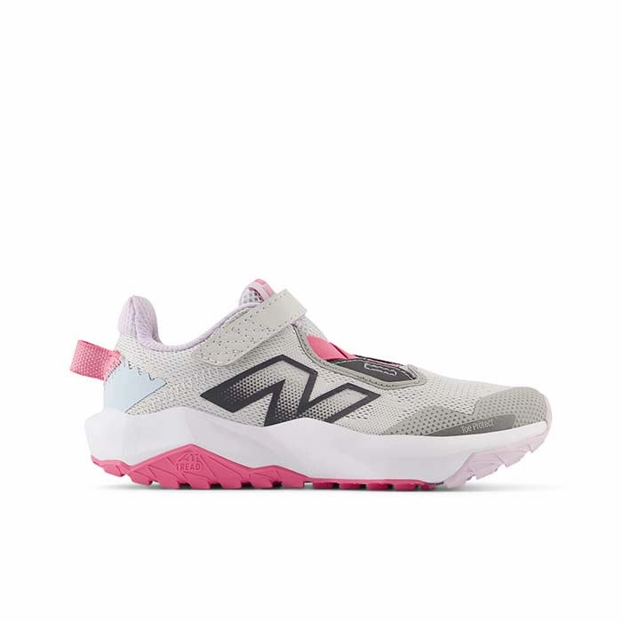 Big Girl New Balance Dynasoft Nitrel v6 in Grey Matter/Real Pink/Quarry Blue Best Trail Shoes 2025