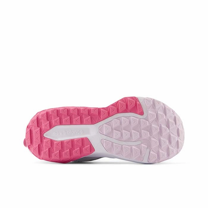 Trail Shoes Mid Big Girl New Balance Dynasoft Nitrel v6 in Grey Matter/Real Pink/Quarry Blue