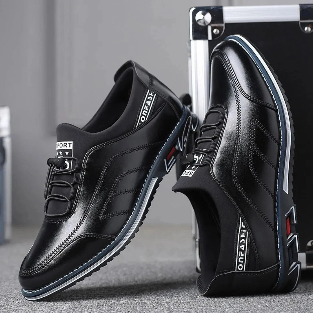 Oxfords Formal Chris Lace-Up Leather Sneakers