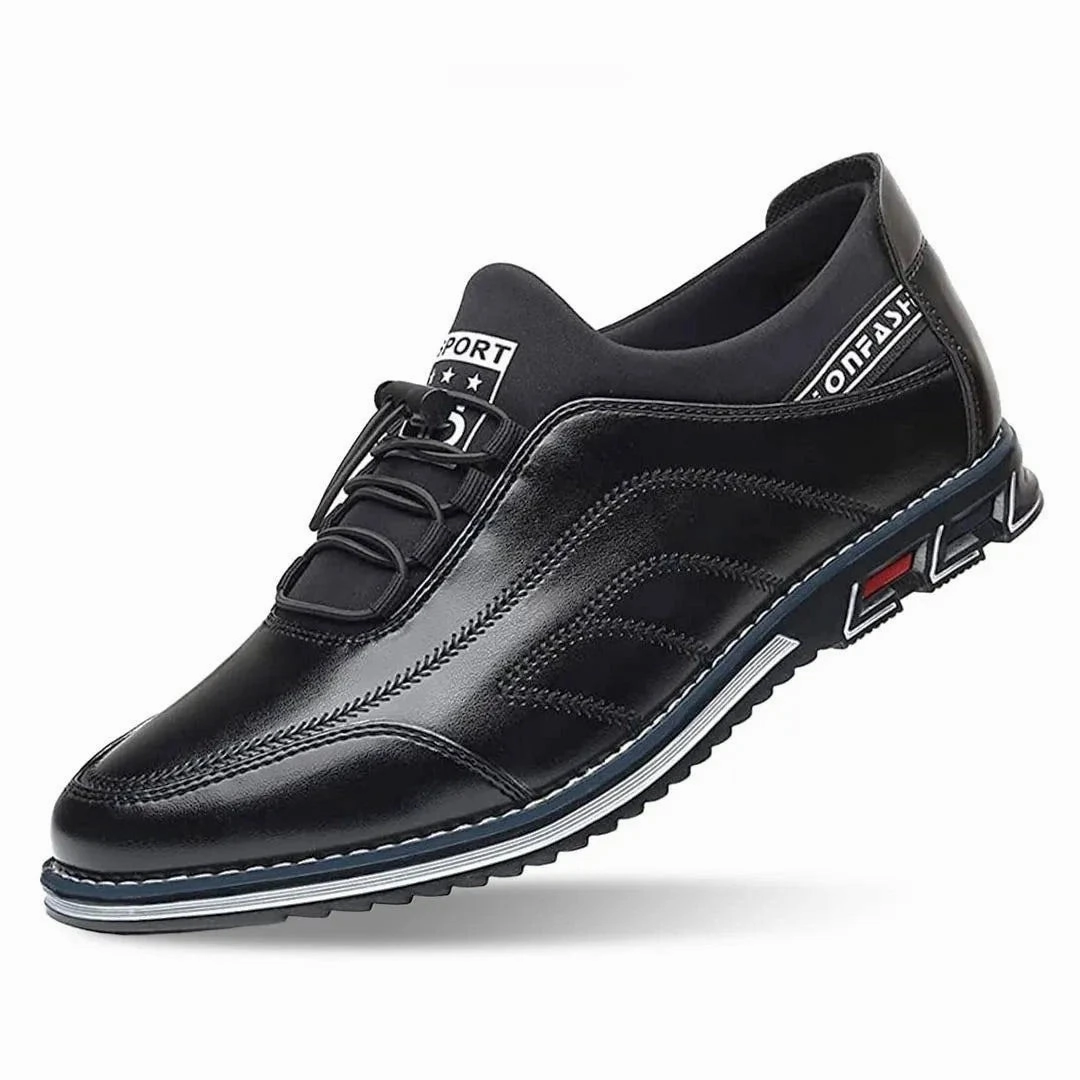 Oxfords Skinny Jeans Chris Lace-Up Leather Sneakers