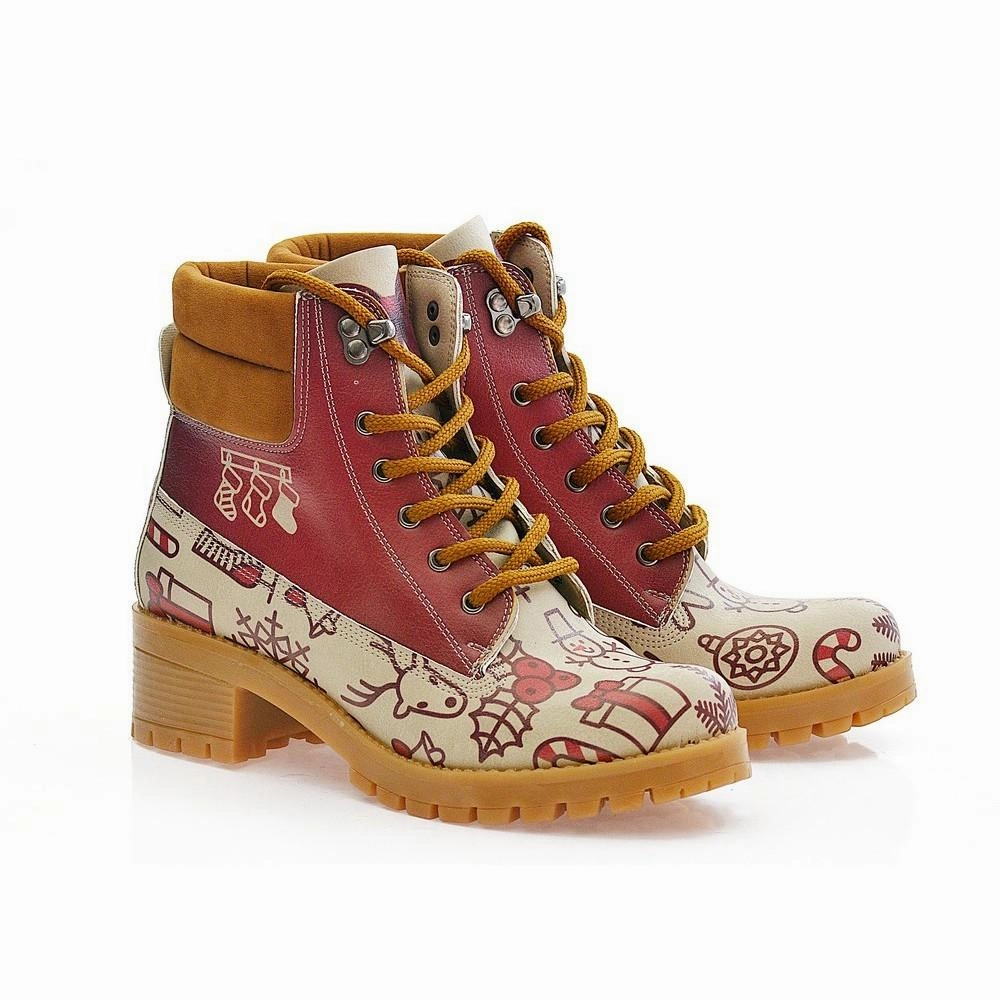 Dress Zip Up Boots New Year Short Boots KAT101