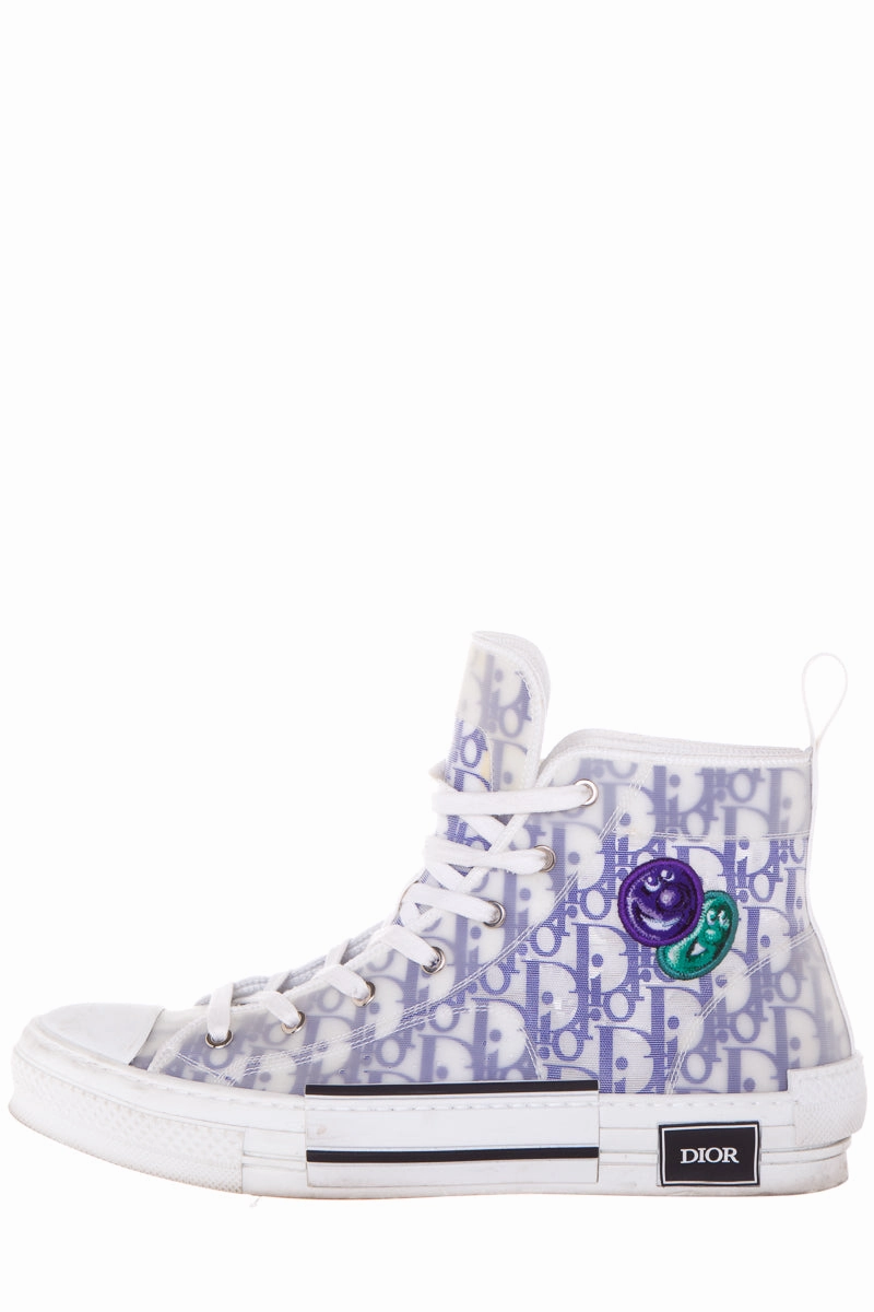 Dior Men's Kenny Scharf B23 High-Top Sneakers SZ 45 Oxford Work Shoes