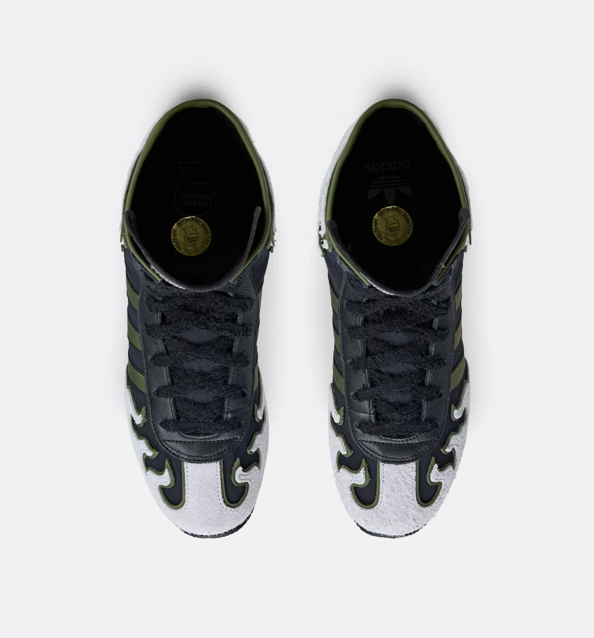 Brain Dead x Japan High Mens Lifestyle Shoe - Core Black/Crystal White/Gold Metallic Dressy Heels