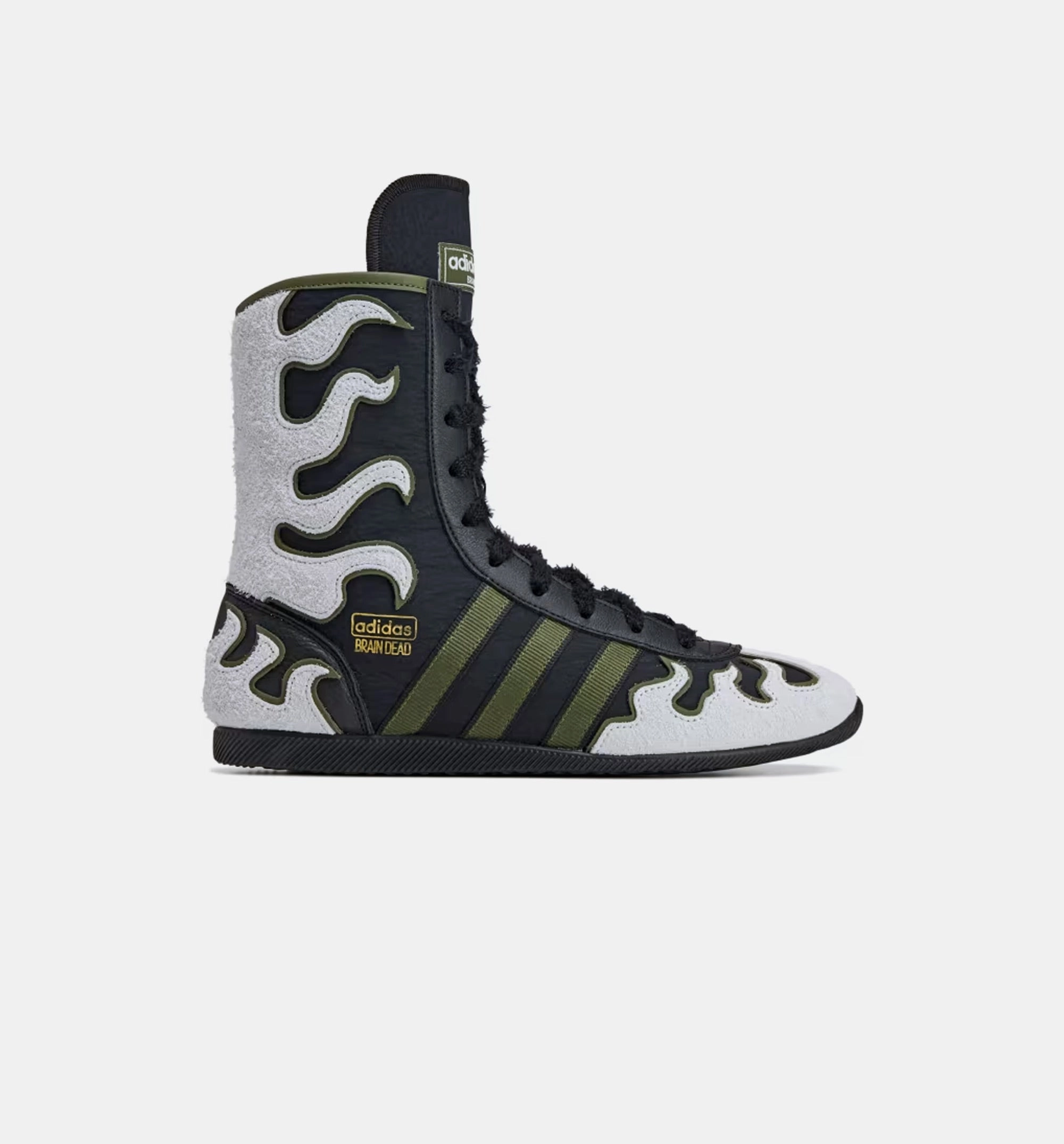 Brain Dead x Japan High Mens Lifestyle Shoe - Core Black/Crystal White/Gold Metallic High Heels And Pants