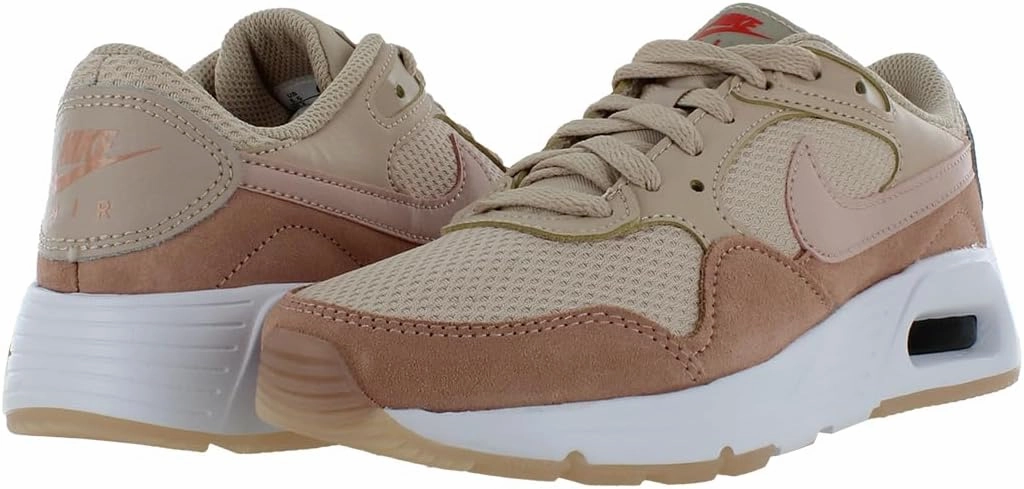 Nike Women's Air Max SC Summit White/Platinum Tint/Hemp/Sail (CW4554 108) Nike Free Run Running Shoes