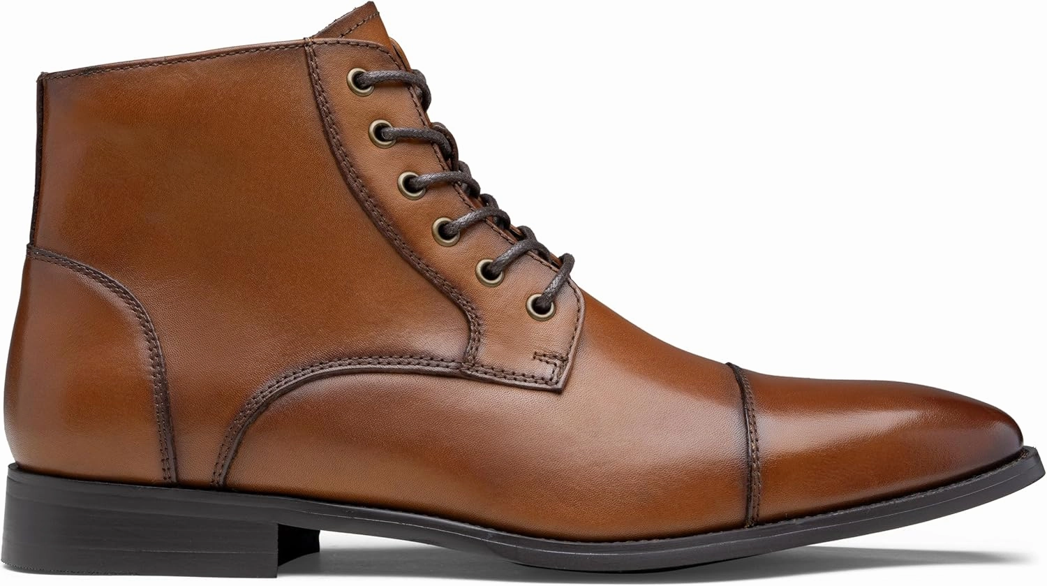 Usa Flag Boots Jousen Mens Boots Leather Dress Boots for Mens Cap-Toe Fashion Boots for Men