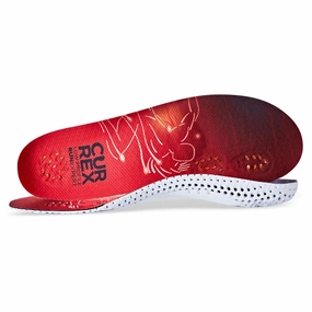 Cleats Leather Soccer Currex Low Profile Dynamic Insole - Red