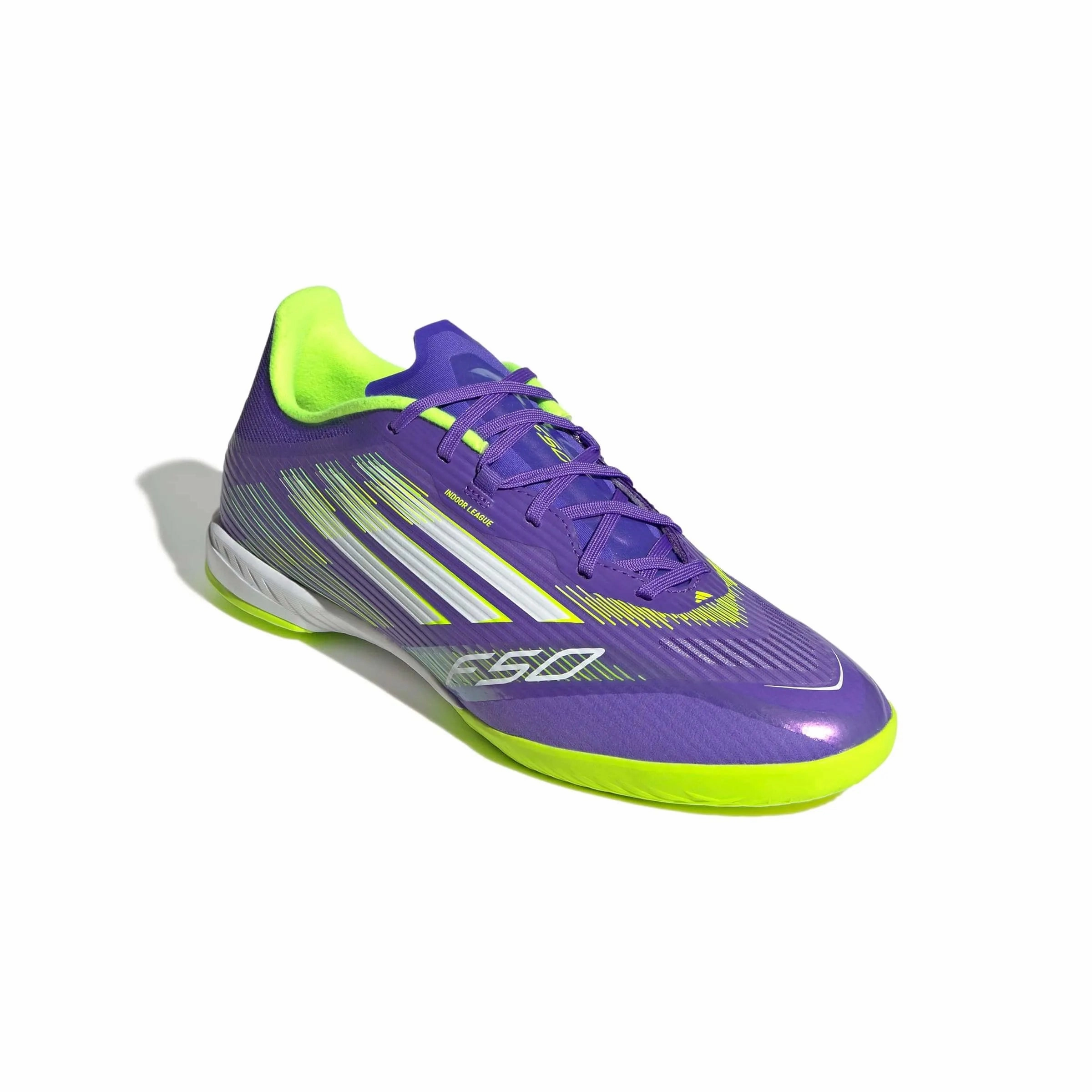 New Soccer Cleats 2018 adidas F50 League Indoor Soccer Shoes - Radiant Blaze Pack (FA25)