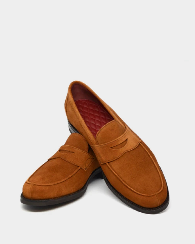 Outlet - Henry - Tobacco Suede - Monaco Spring Loafers