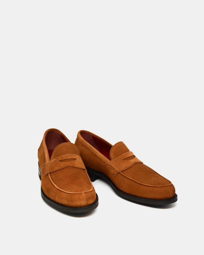 Loafers Vs Oxfords Outlet - Henry - Tobacco Suede - Monaco