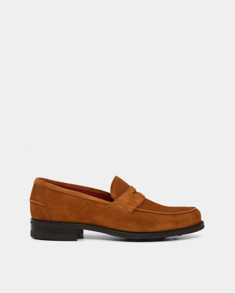 Print Loafers Outlet - Henry - Tobacco Suede - Monaco