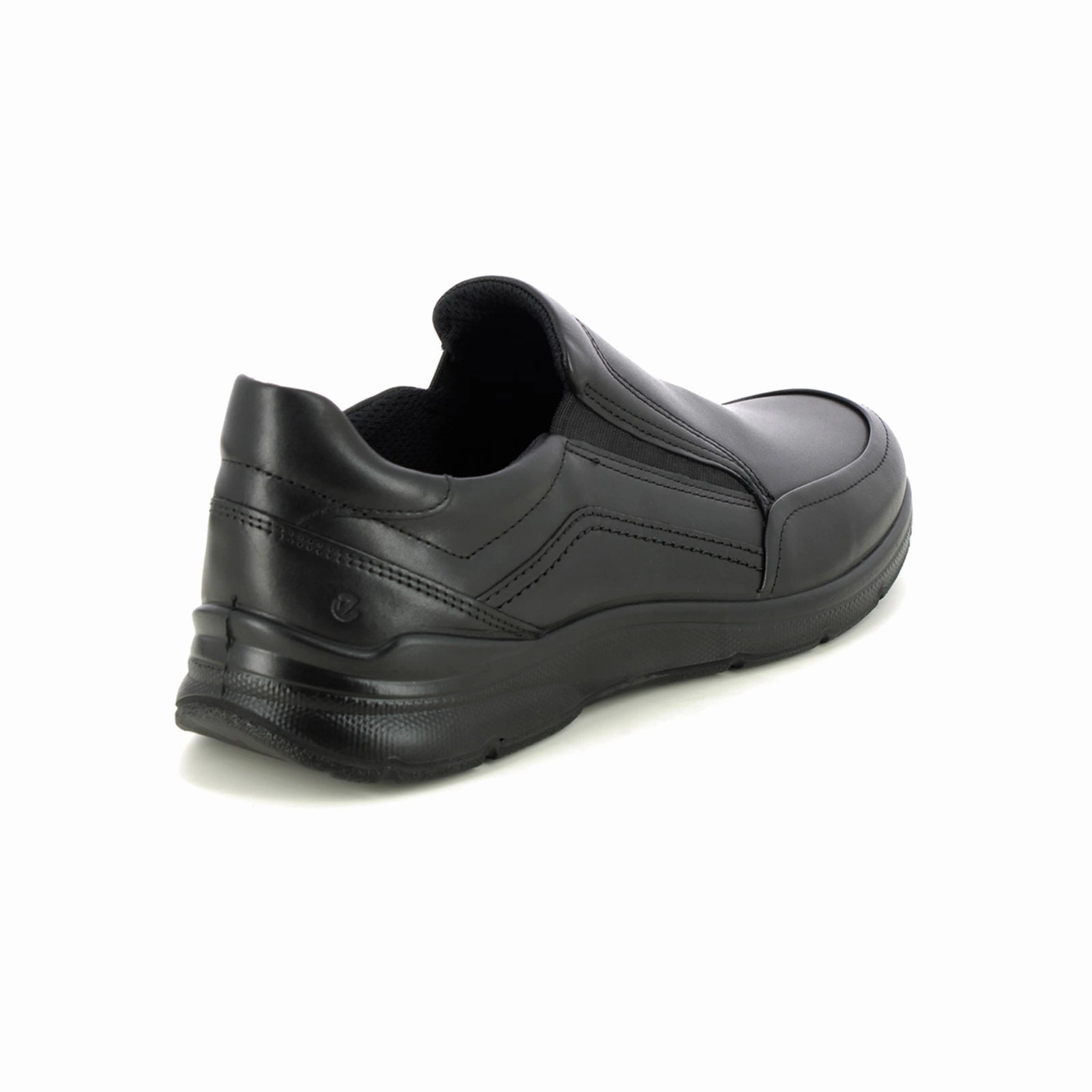 Ecco Irving 511744 Leather Men's Slip On Black Shoes Oxford Not Brogues