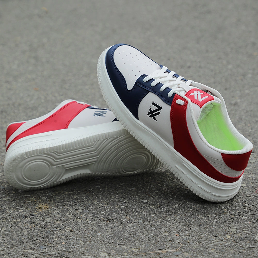 Leap7x Casual Navy Blue Sneakers For Mens Z-IGNIS By Liberty Aldo Platform Oxfords